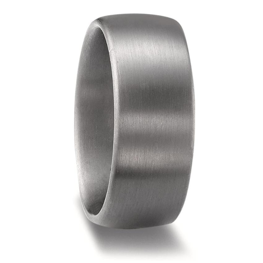 Tantalum Wedding ring. Blue-Gey colour with a luxurious weight. Slight dome shape and comfort fit