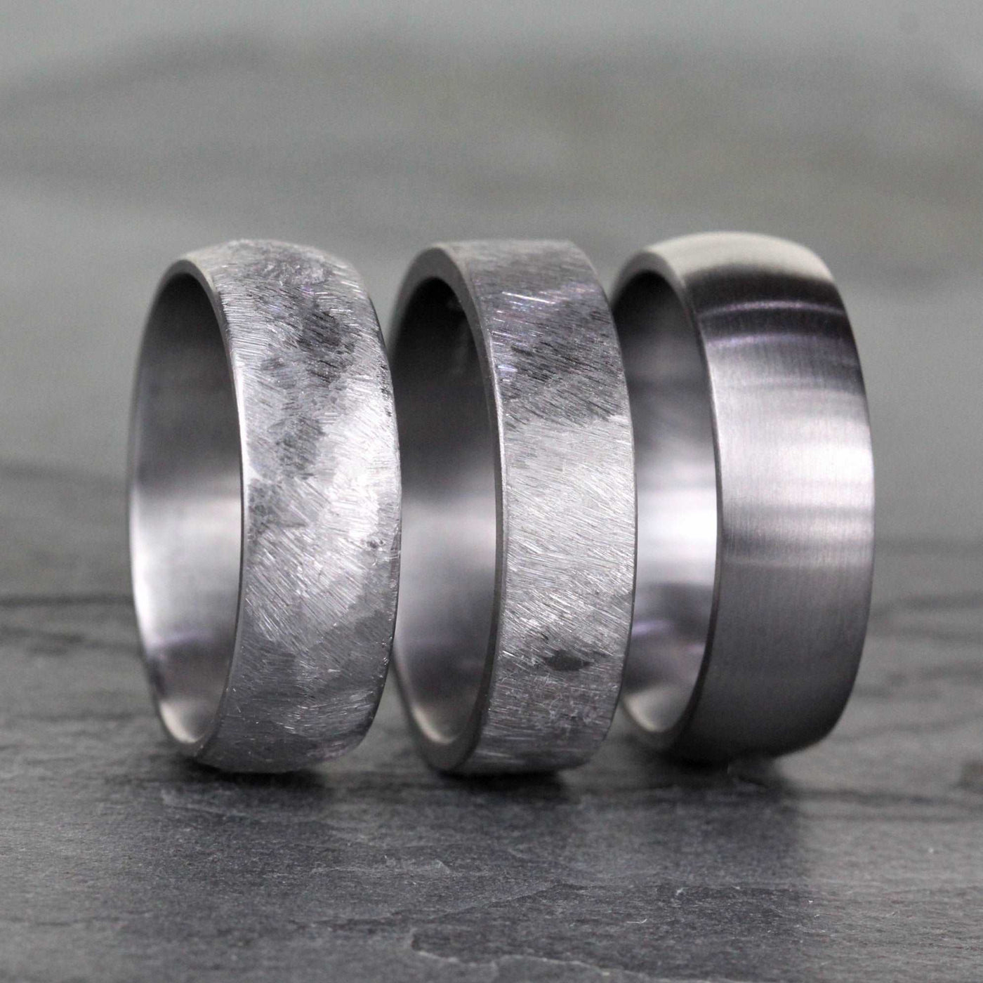 TANTALUM - Textured, Ultra comfort fit, Wedding Ring