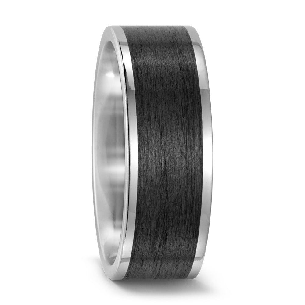 Titanium & Carbon Fibre Wedding Ring with FREE Engraving! 8 to 10mm