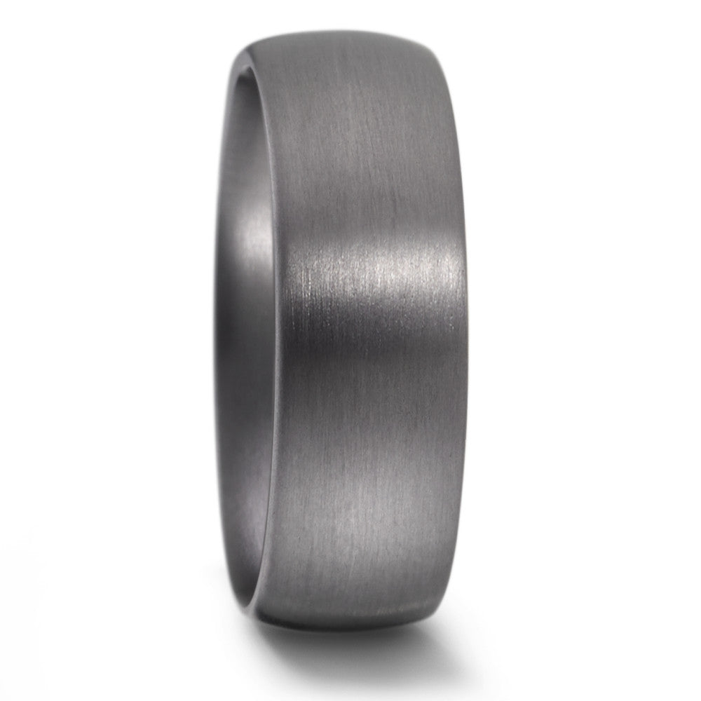 Tantalum Wedding ring. Blue-Gey colour with a luxurious weight. Slight dome shape and comfort fit