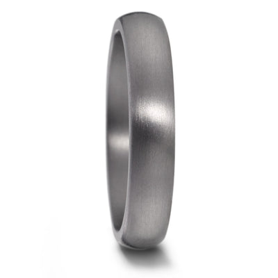 4mm Tantalum wedding ring band for men or woman. euro dome shape. court wedding ring