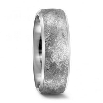 Textured Titanium, Ring with FREE Engraving! Available in widths 8 to 10mm